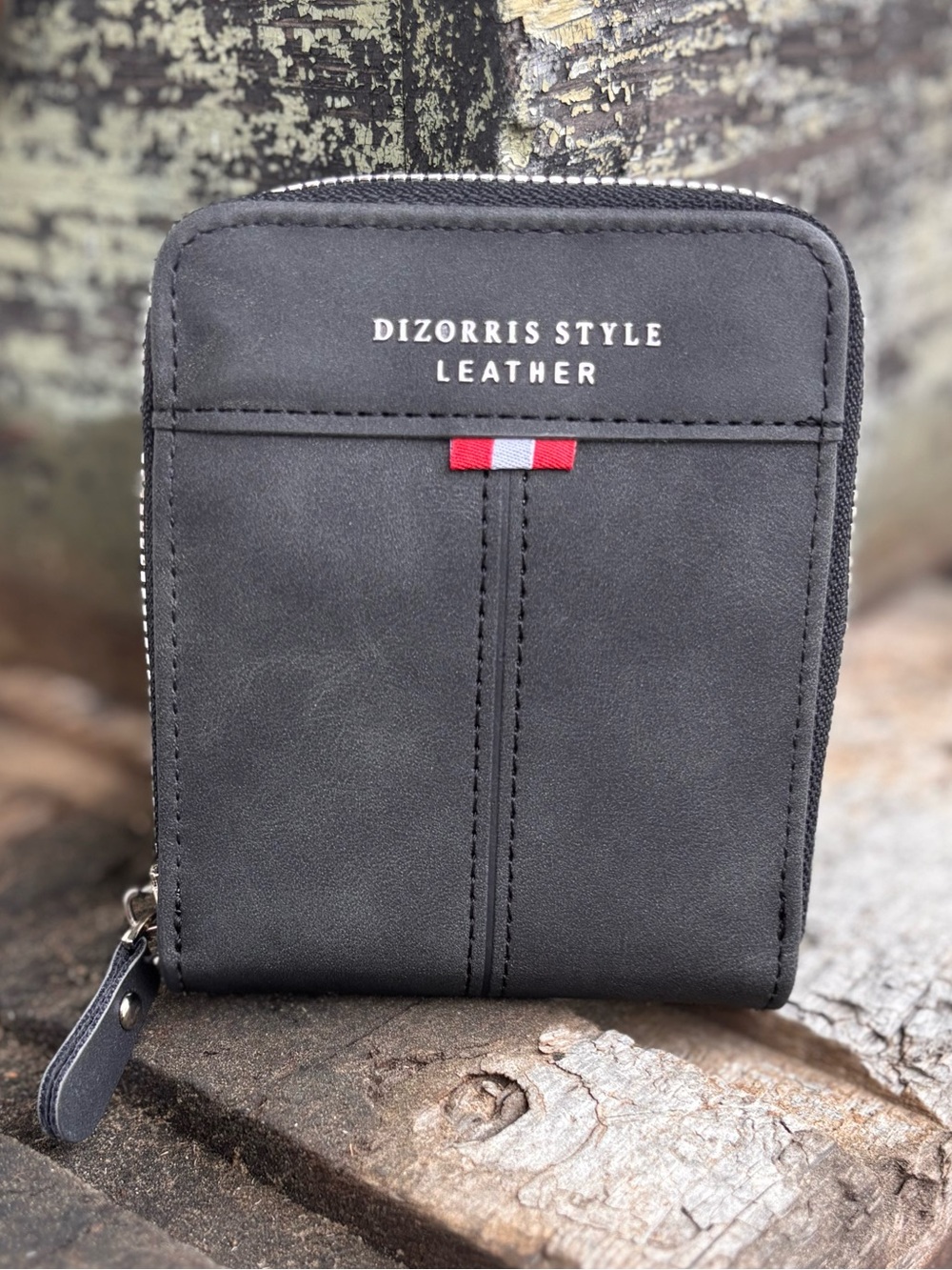 Black Zip Card & Key Holder